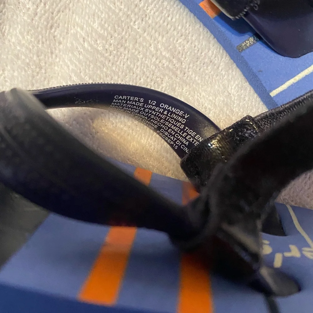 Carter's Baby Flip Flops - Navy, Teal, and Orange